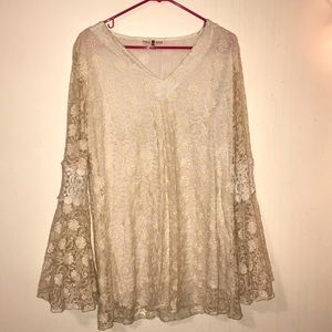 Stevie Nicks Lace Bohemian Dress